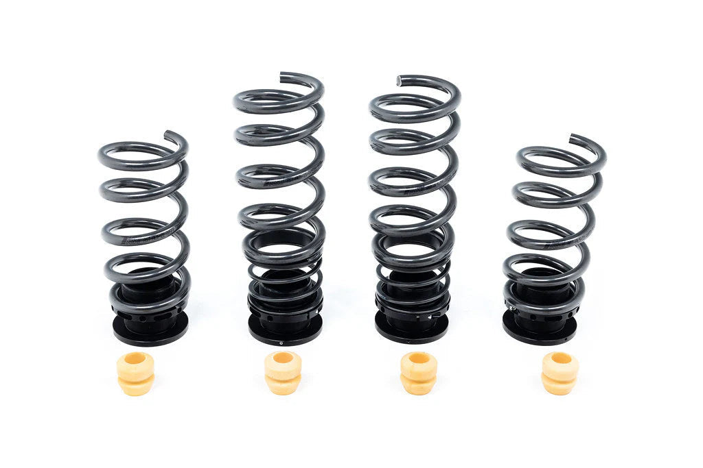 Does this kit fit a 2026 X5 4.0 x drive?  Are the spring rates more aggressive to remove the floaty OEM feel?