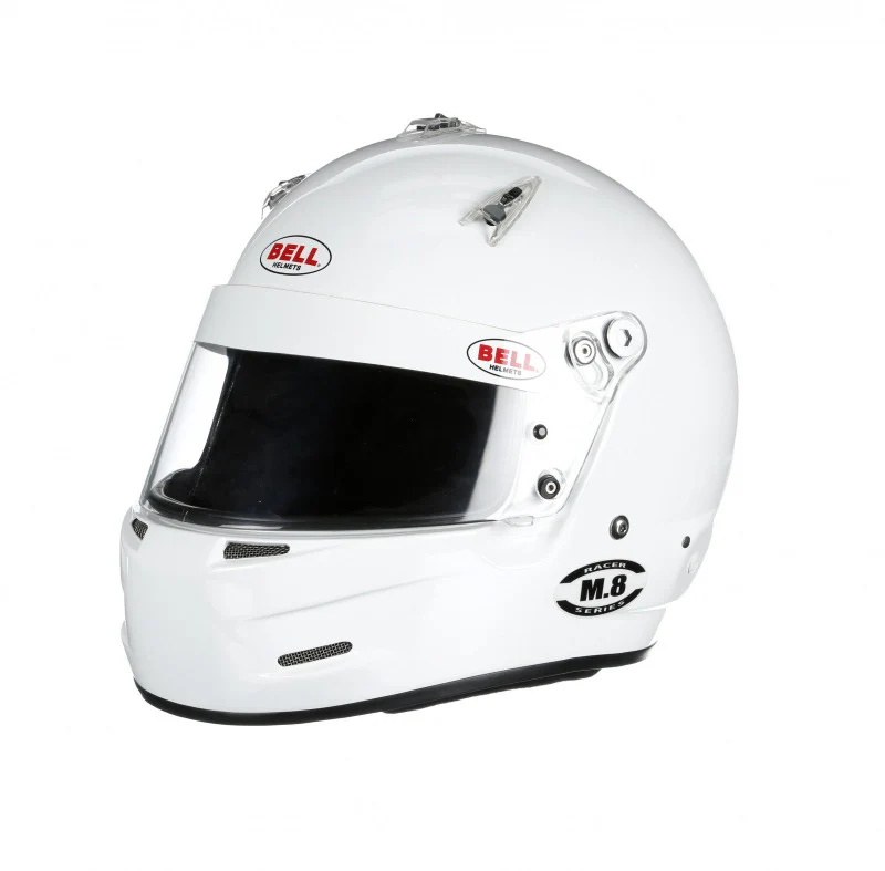 Bell M8 Racing Helmet-White Size Large Questions & Answers