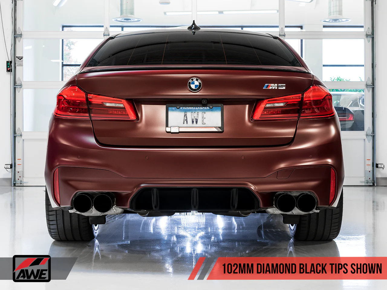 AWE Tuning 18-19 BMW M5 (F90) 4.4T AWD Cat-back Exhaust - Track Edition (Diamond Black Tips) Questions & Answers